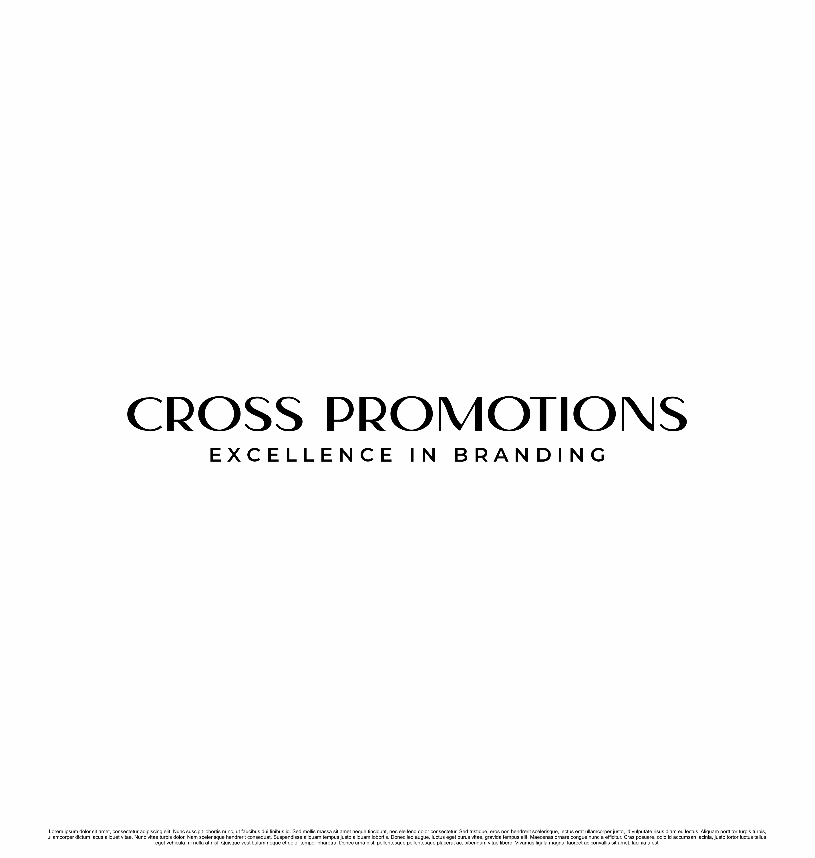 Logo Design by saesean for Cross Promotions | Design #34230549