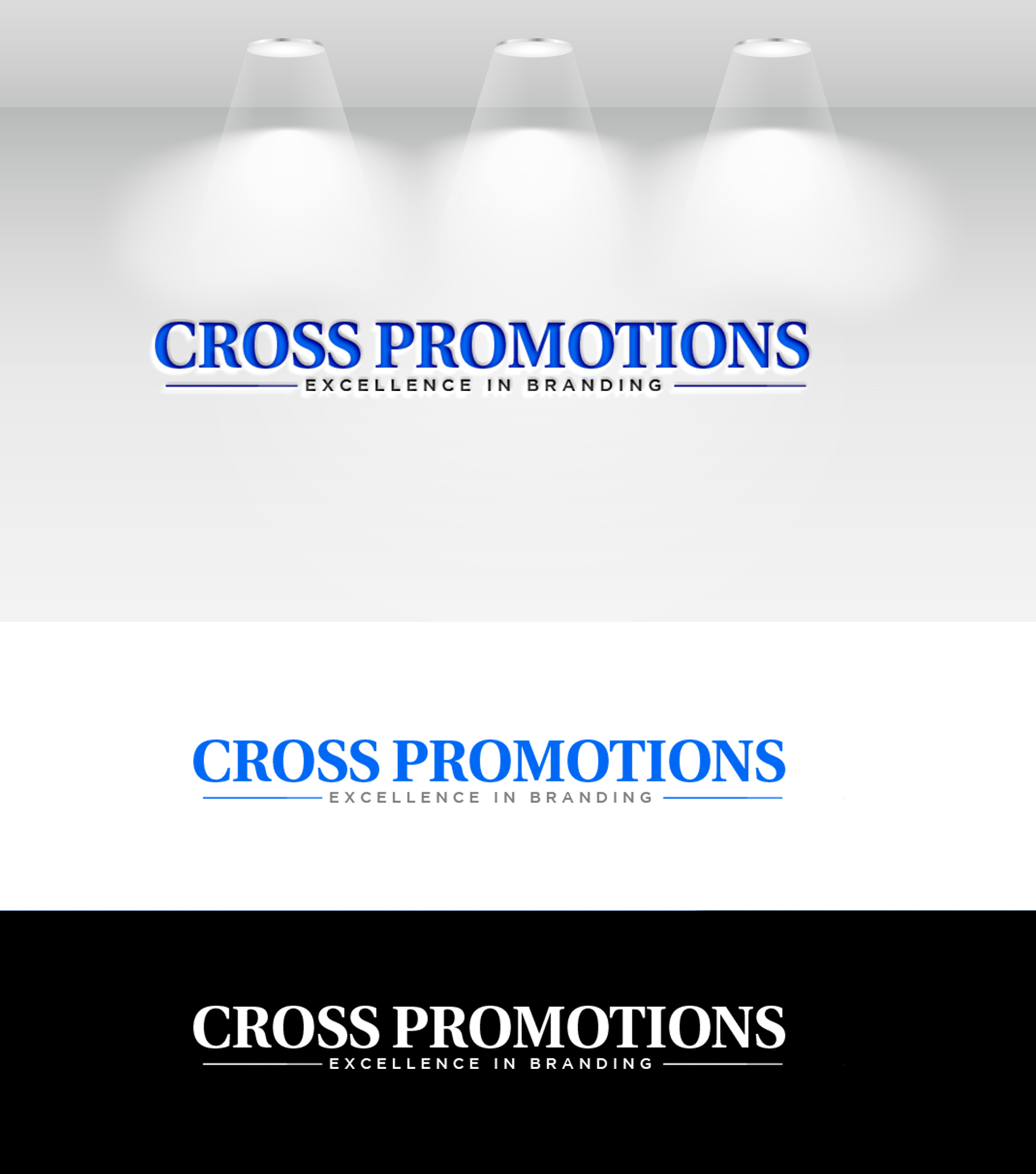 Logo Design by Noor Ezz for Cross Promotions | Design #34217909