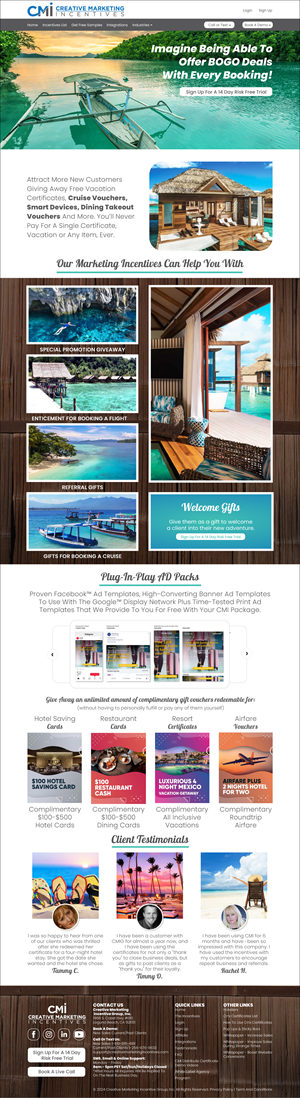 Landing Page Design by MarkoE for Shane | Design #34241325