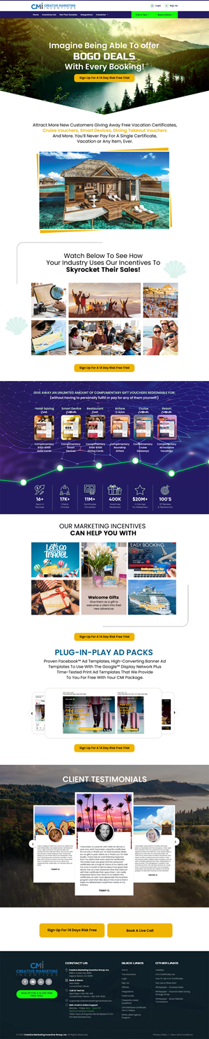 Landing Page Design by BWS01