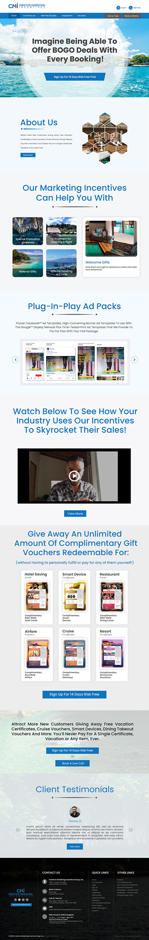 Landing Page Design by Creations Box 2015 for Shane | Design #34229854