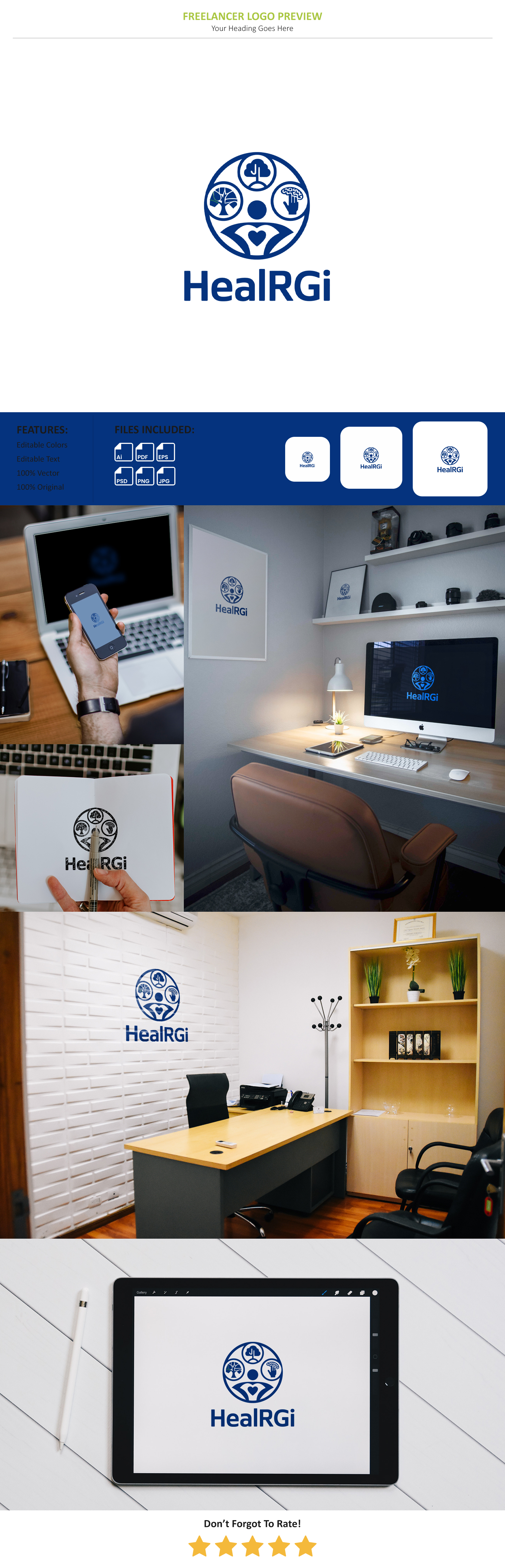 Logo Design by VectorForge for Arts Heal Collective | Design #34251262