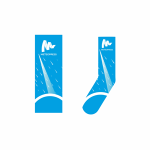 Meteopress Radar Company Funky Sock Design