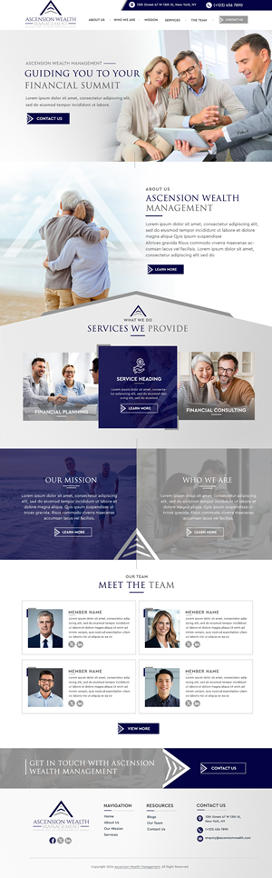 Web Design by Blue Sparrow for this project | Design: #34232055