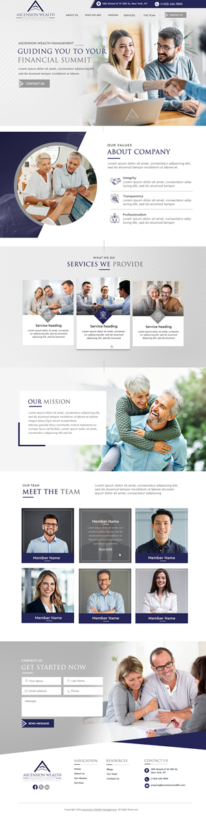 Web-Design von Blue Sparrow für dieses Projekt | Design: #34239683