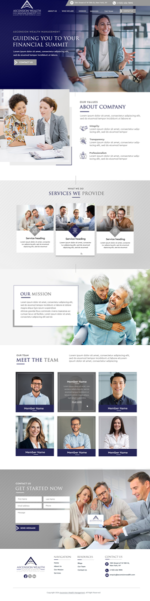 Web-Design von Blue Sparrow für dieses Projekt | Design: #34239685