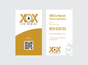 Logo Design by dhamkith for XOX Car rental | Design: #34229685