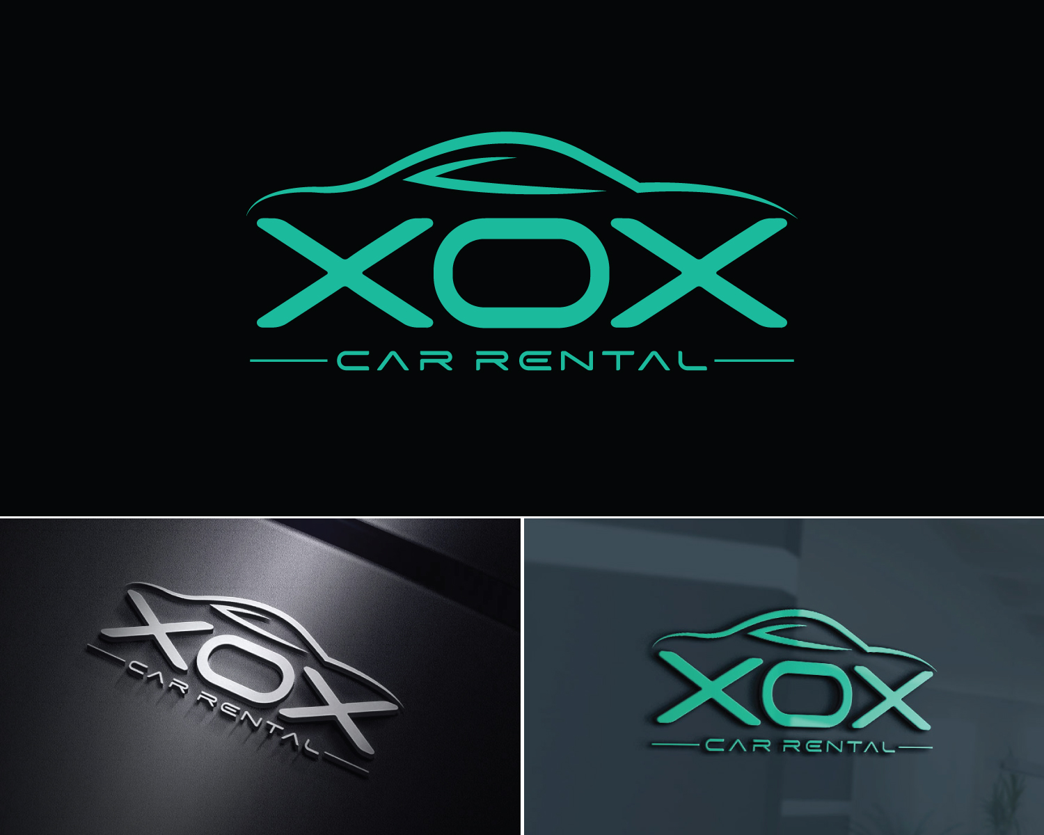 Logo Design by Atec for XOX Car rental | Design: #34233608
