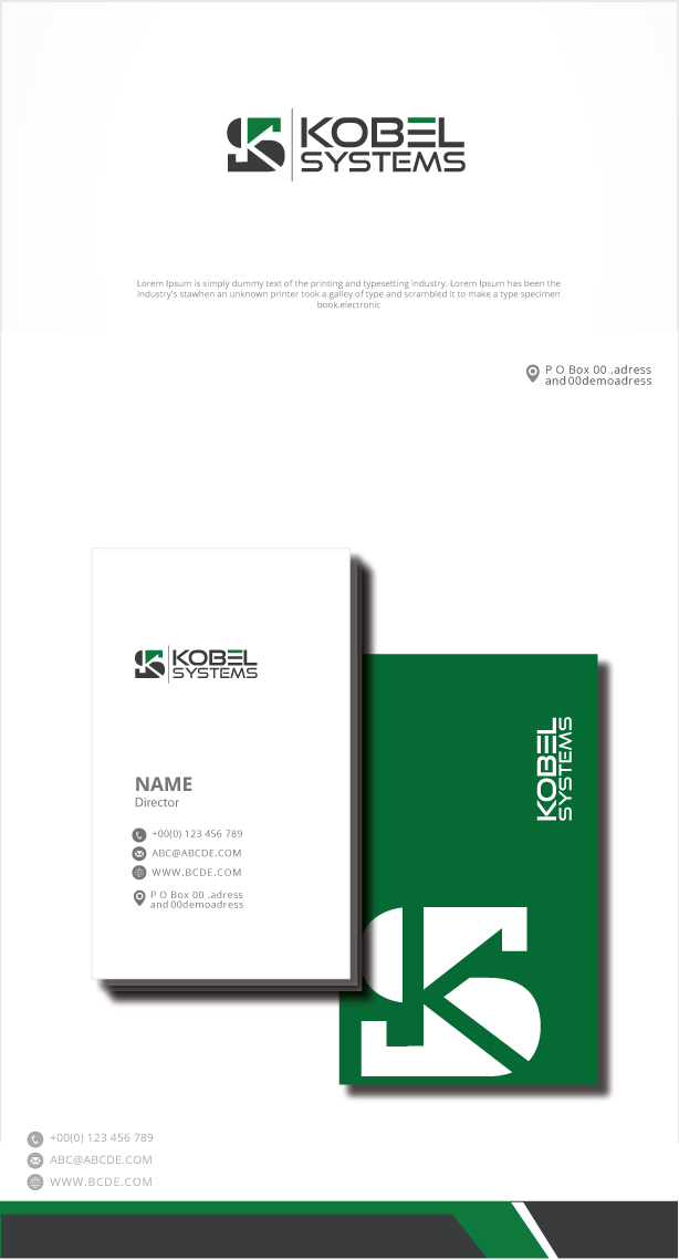 Logo Design by zebronicgraphic for Kobel Systems | Design #34230878