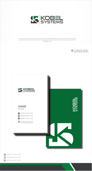 Design de Logo par zebronicgraphic pour Kobel Systems | Design : #34230878