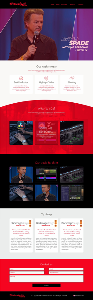 Web Design par INDIAN_Ashok pour ce projet | Design : #34230281