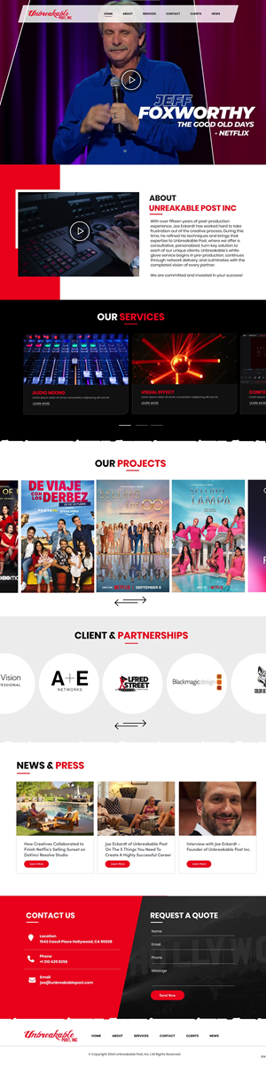 Web Design by pb for this project | Design: #34240291