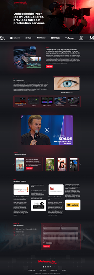 Web Design by Pram Shaw for this project | Design #34256874