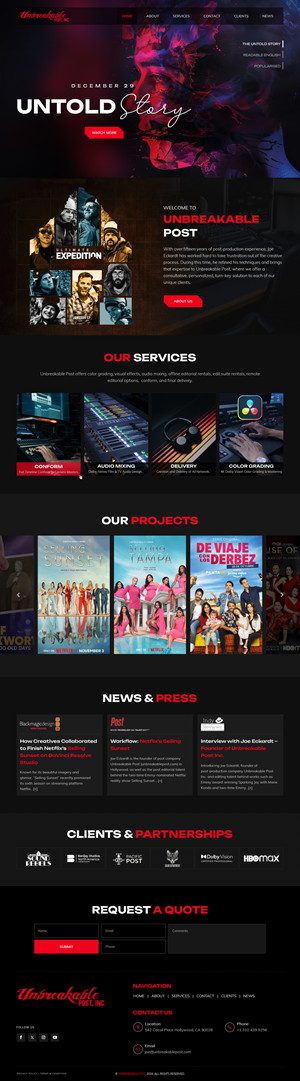 Web Design by sai.designer87 for this project | Design #34253138