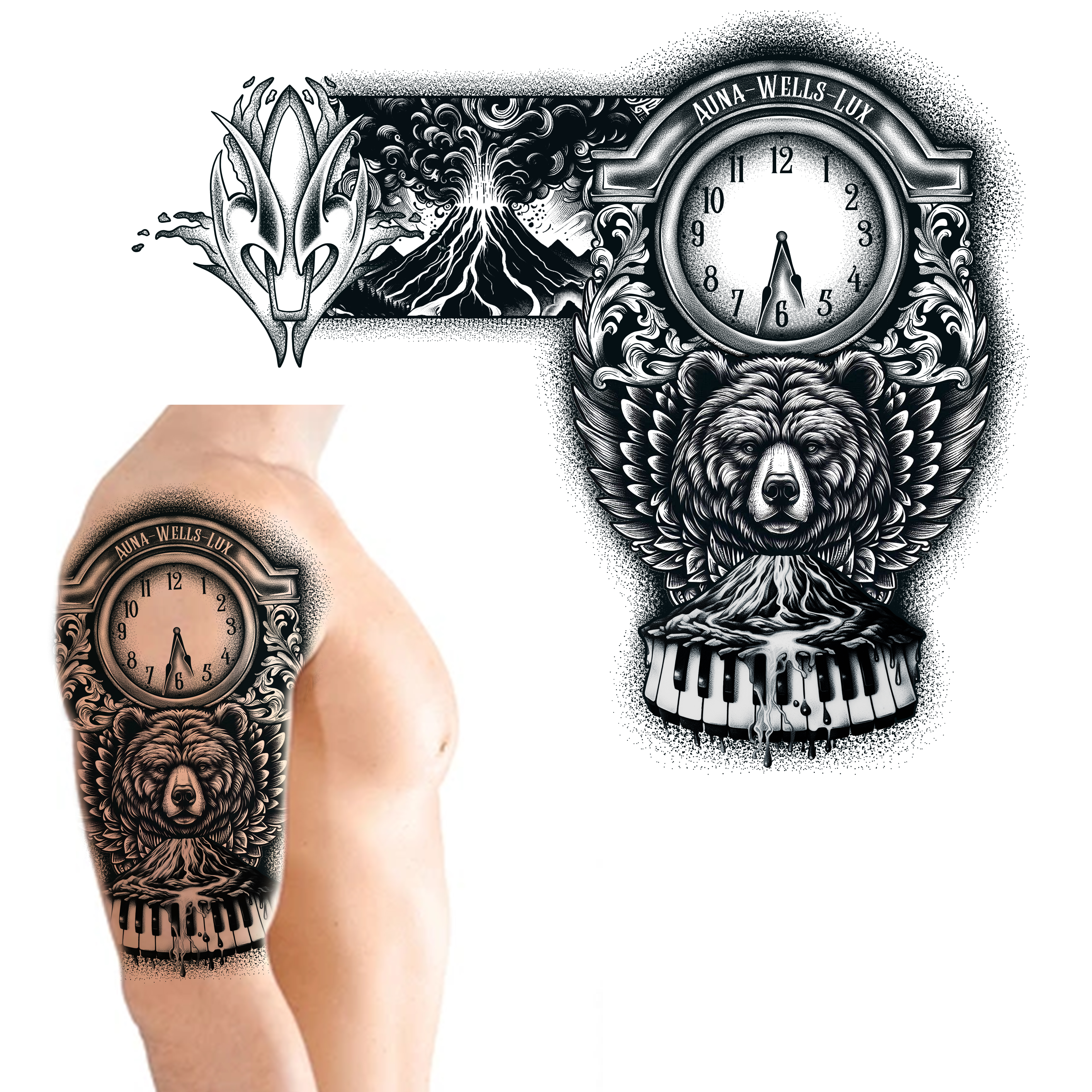 Tattoo Design by BUTTER work for this project | Design #34270707