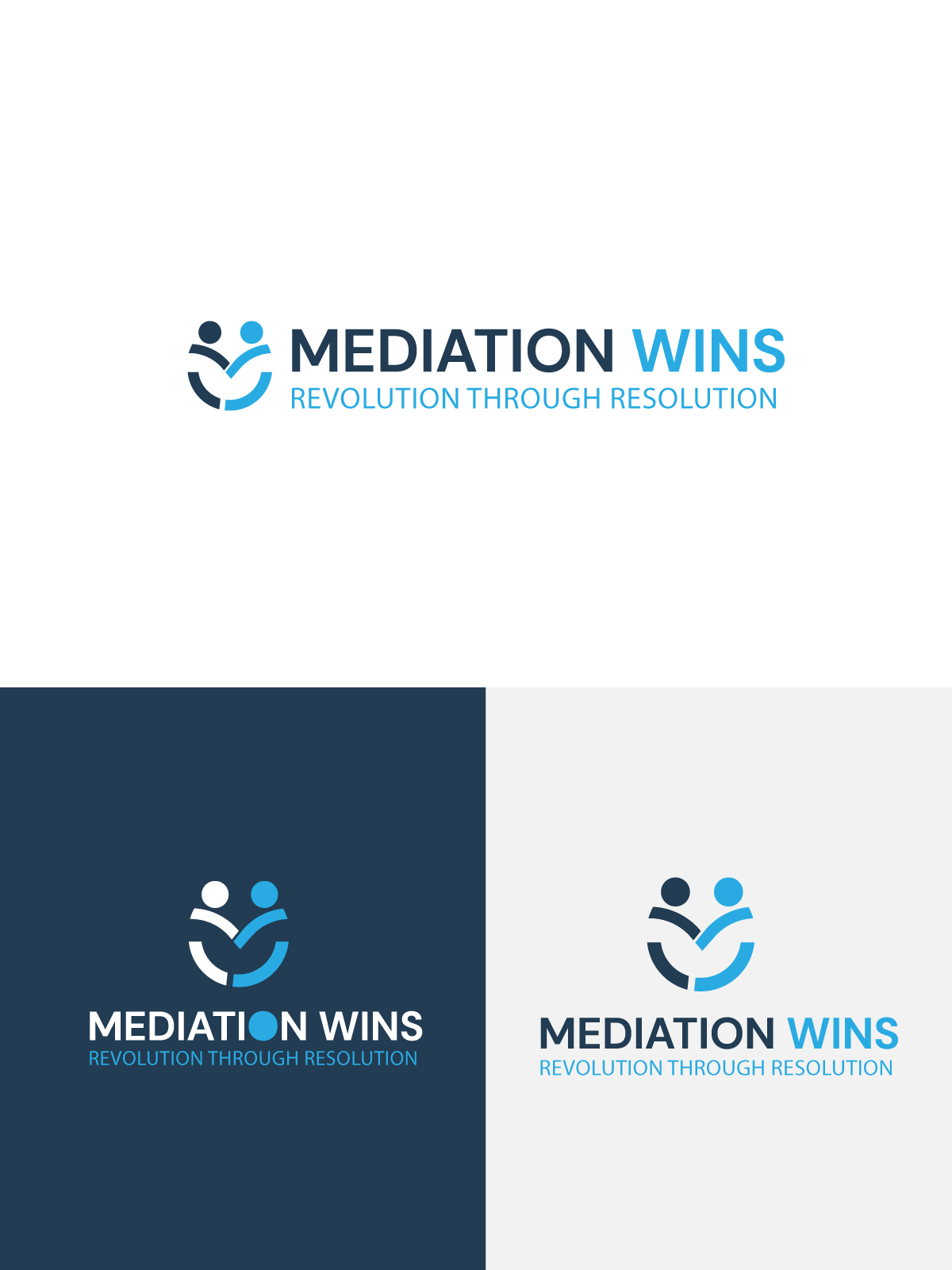 Logo Design by Farhad Kreative for MEDIATION WINS LLC | Design #34242837