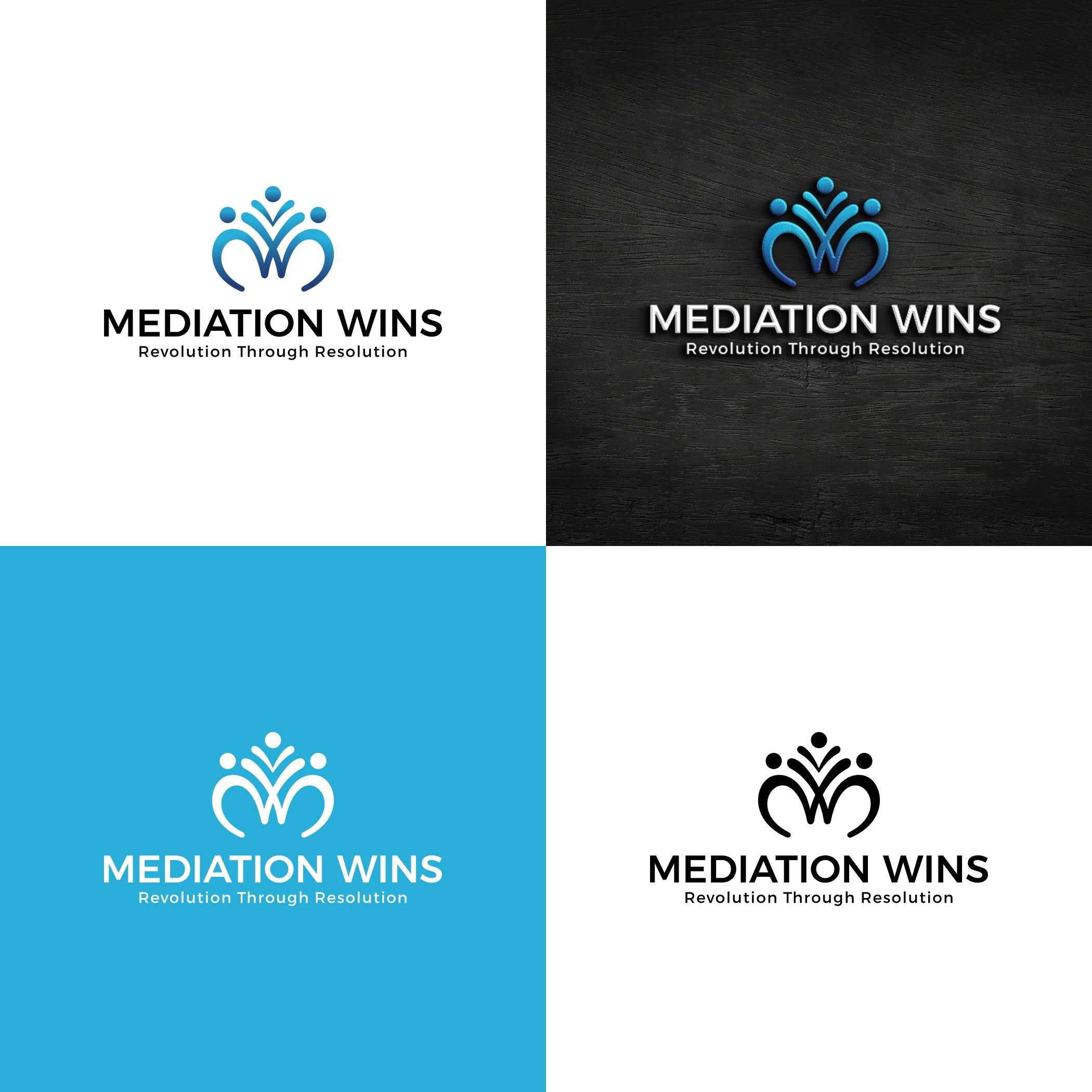 Logo-Design von Bingah für MEDIATION WINS LLC | Design #34238601