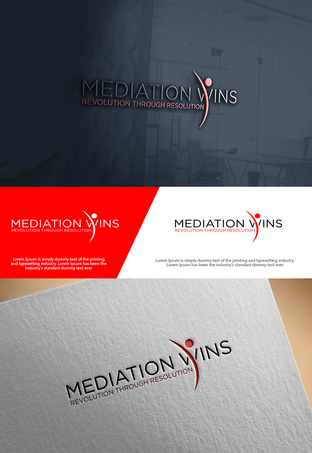 Logo Design by sulemani  creation for MEDIATION WINS LLC | Design #34241705