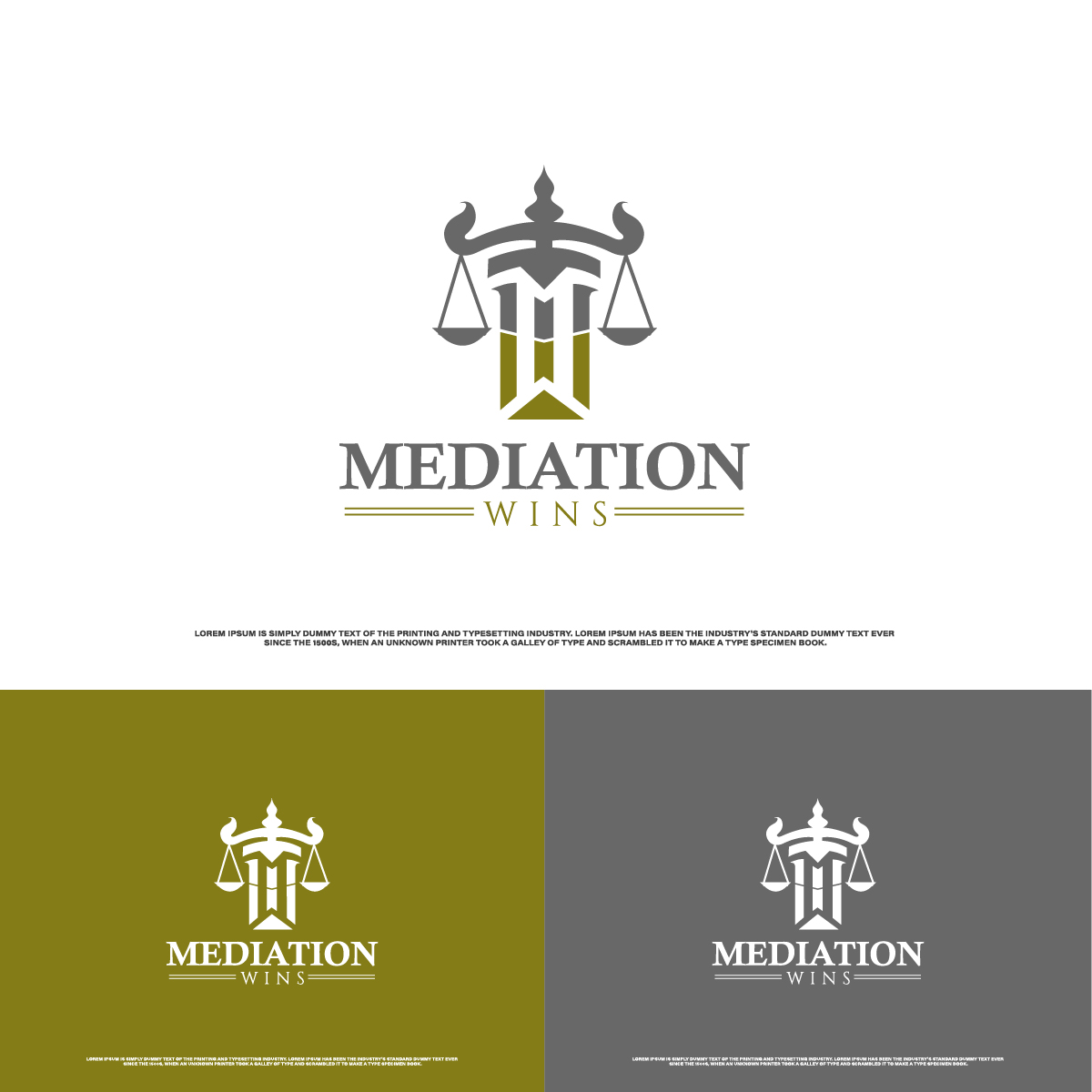 Logo Design by fly  design for MEDIATION WINS LLC | Design #34239806