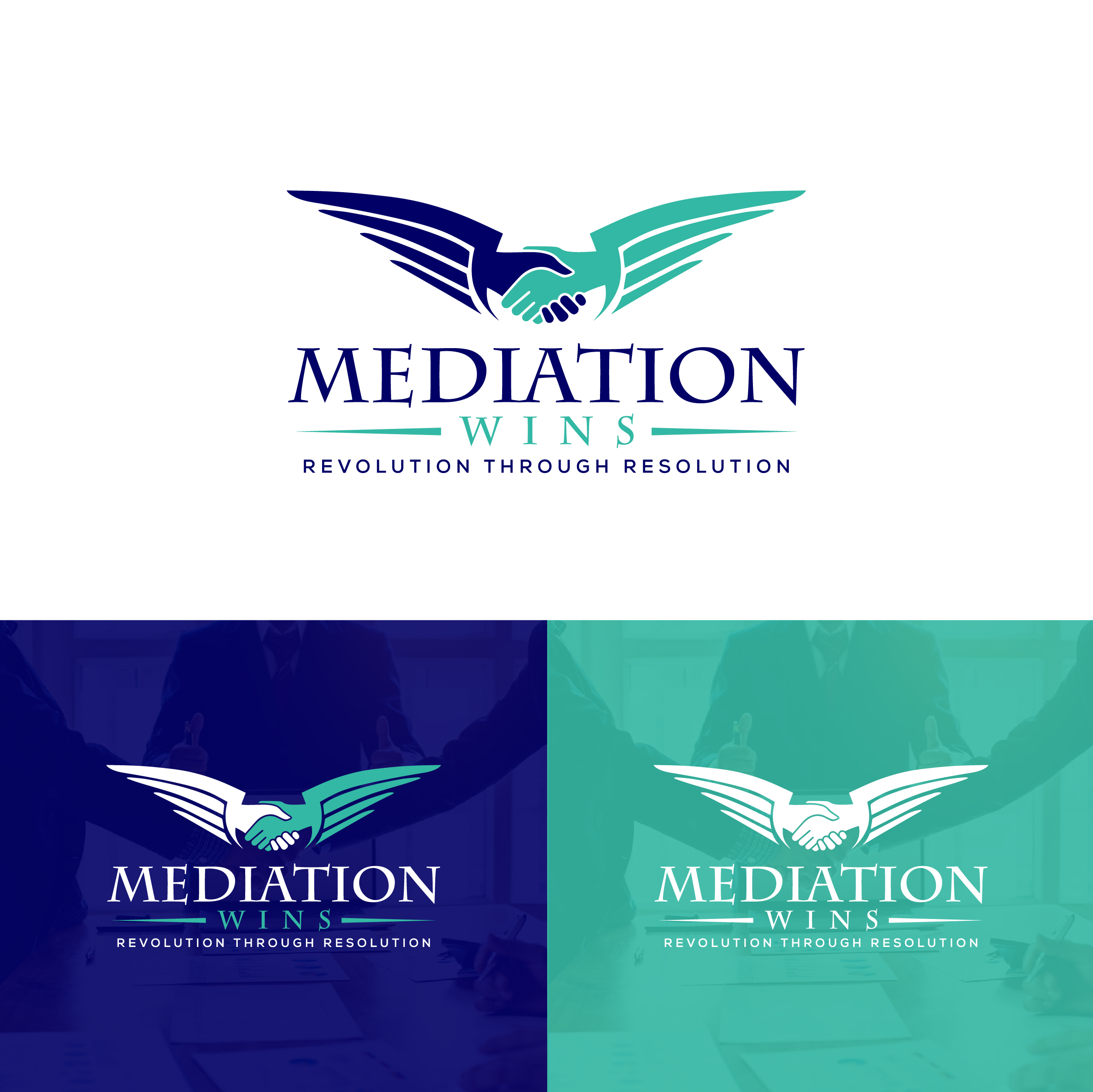 Logo Design by Yummy Art for MEDIATION WINS LLC | Design #34234467