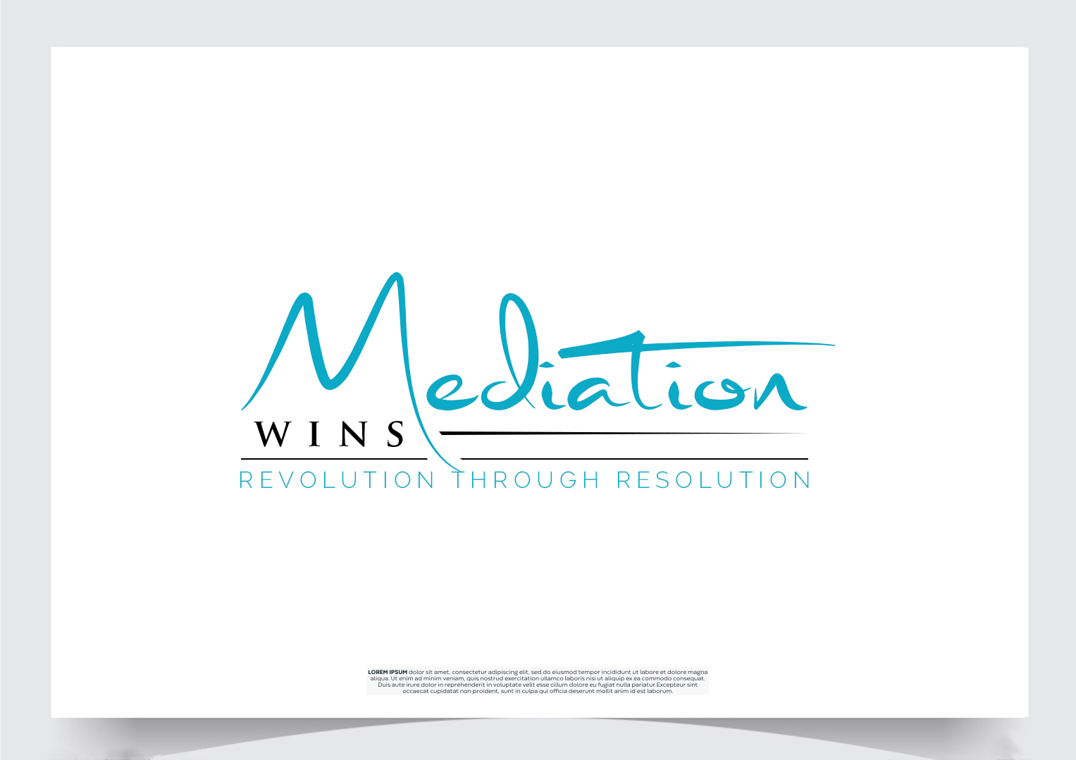 Logo Design by Soonia for MEDIATION WINS LLC | Design #34236500