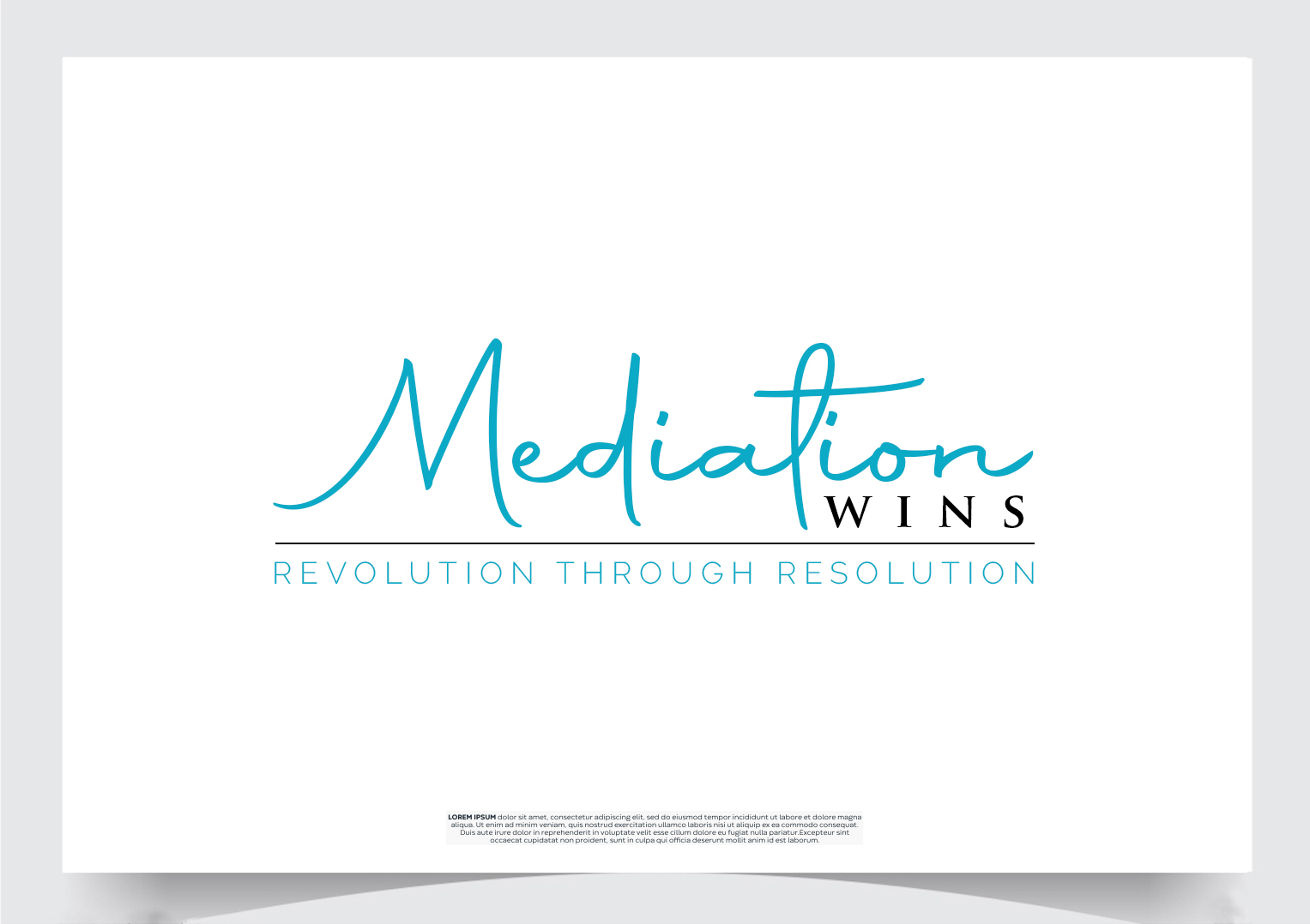 Logo Design by Soonia for MEDIATION WINS LLC | Design #34236501