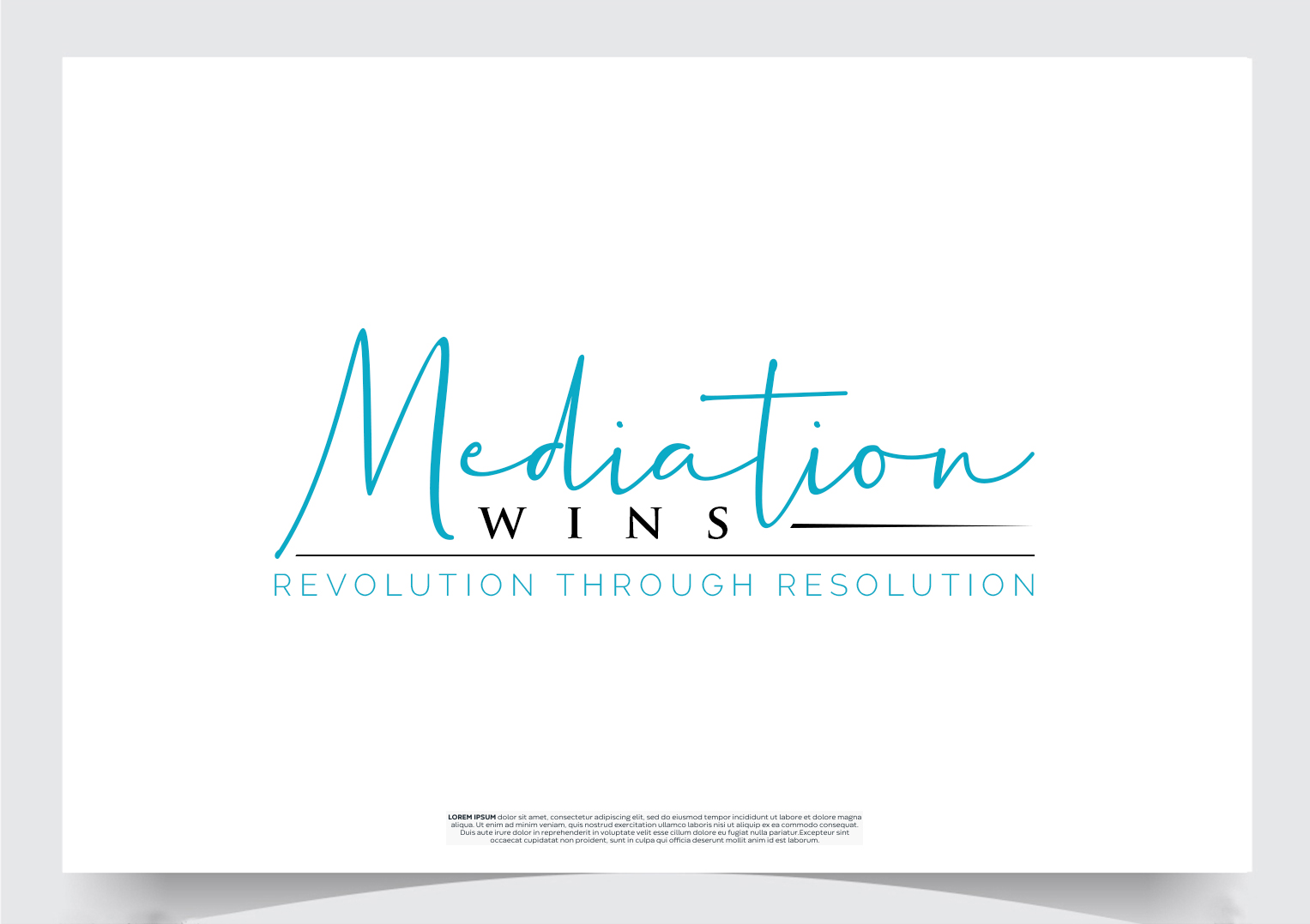 Logo Design by Soonia for MEDIATION WINS LLC | Design #34236502