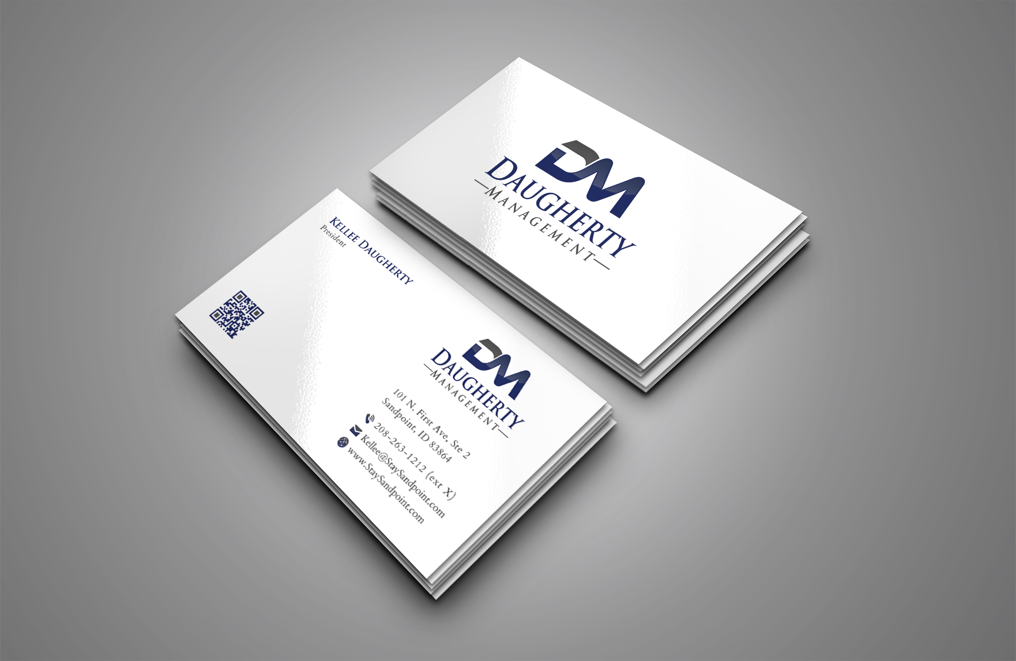 Business Card Design by Creative Moon Design for Daugherty Management LLC | Design #34241419