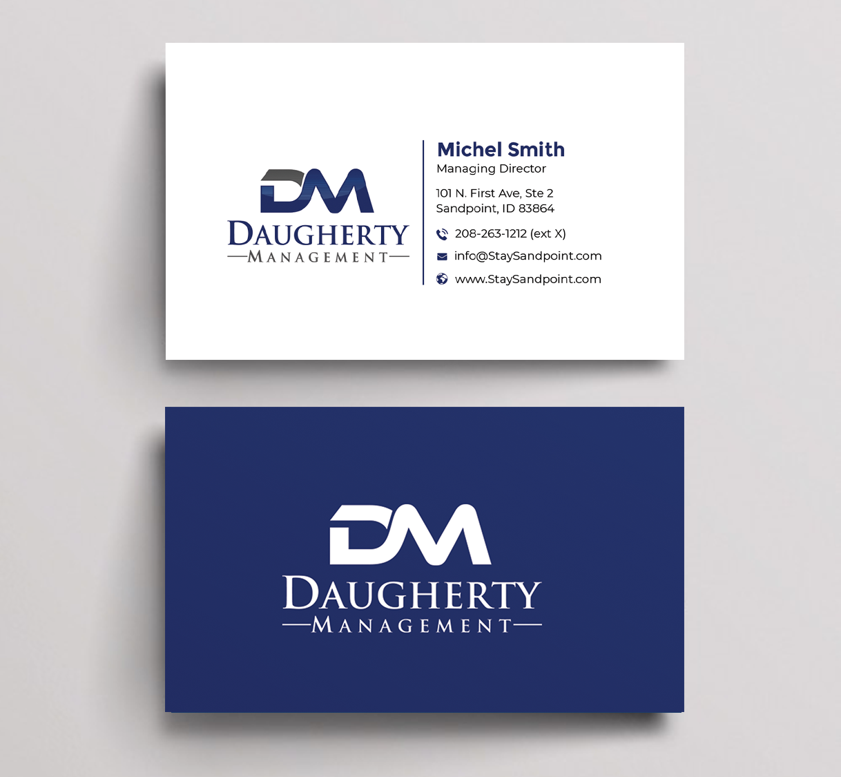 Business Card Design by Graphixpointt for Daugherty Management LLC | Design #34234044