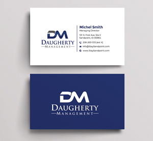 Diseño de Tarjeta de Presentación por Graphixpointt para Daugherty Management LLC | Diseño: #34234044
