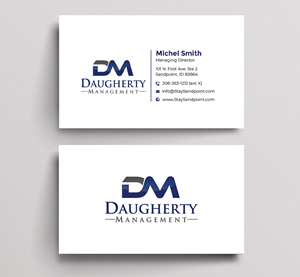 Business Card Design by Graphixpointt for Daugherty Management LLC | Design: #34234045