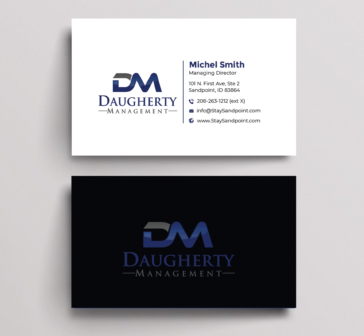 Business Card Design by Graphixpointt for Daugherty Management LLC | Design #34234046