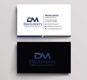 Business Card Design by Graphixpointt for Daugherty Management LLC | Design: #34234053