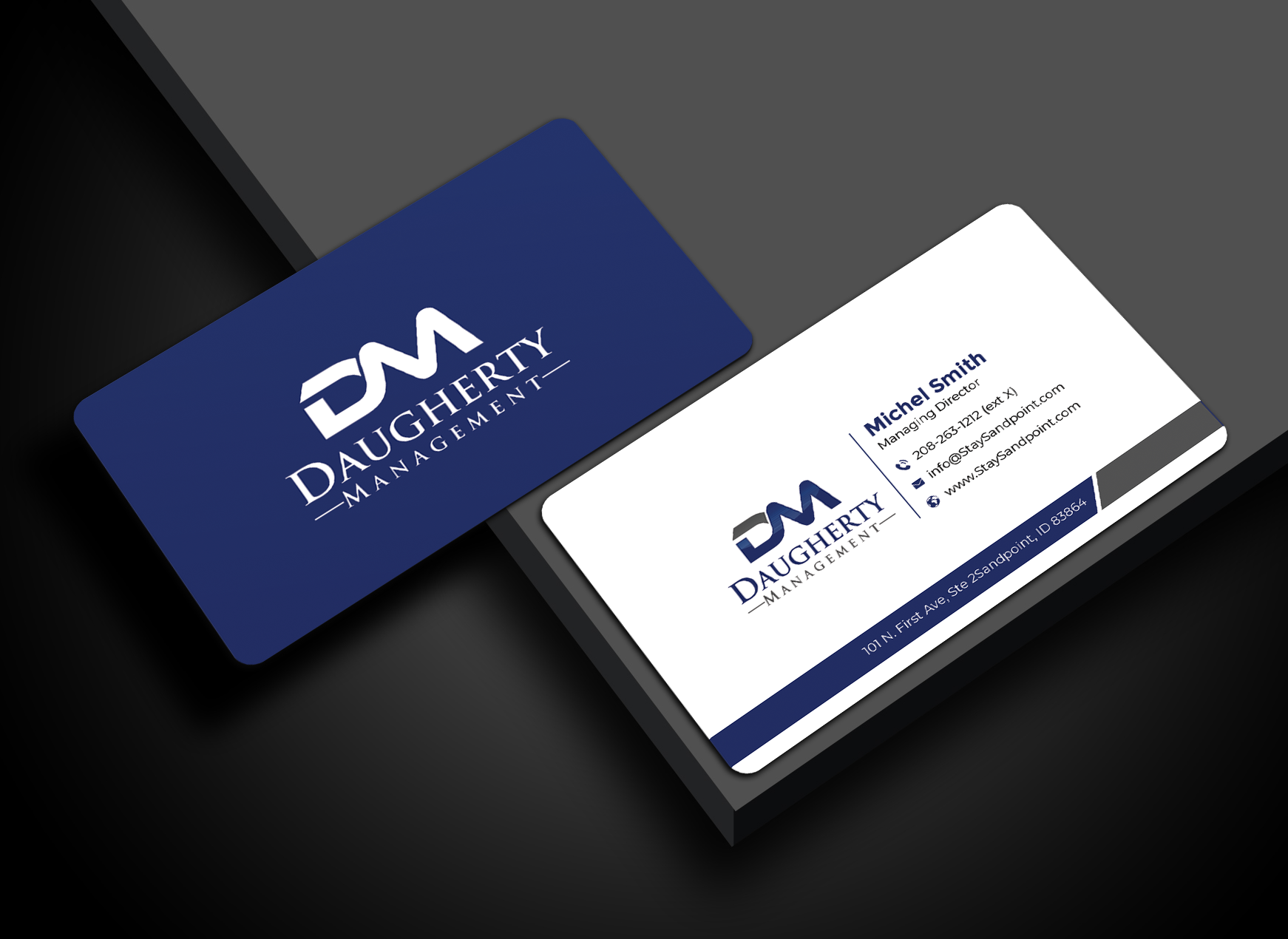 Business Card Design by Graphixpointt for Daugherty Management LLC | Design #34234124