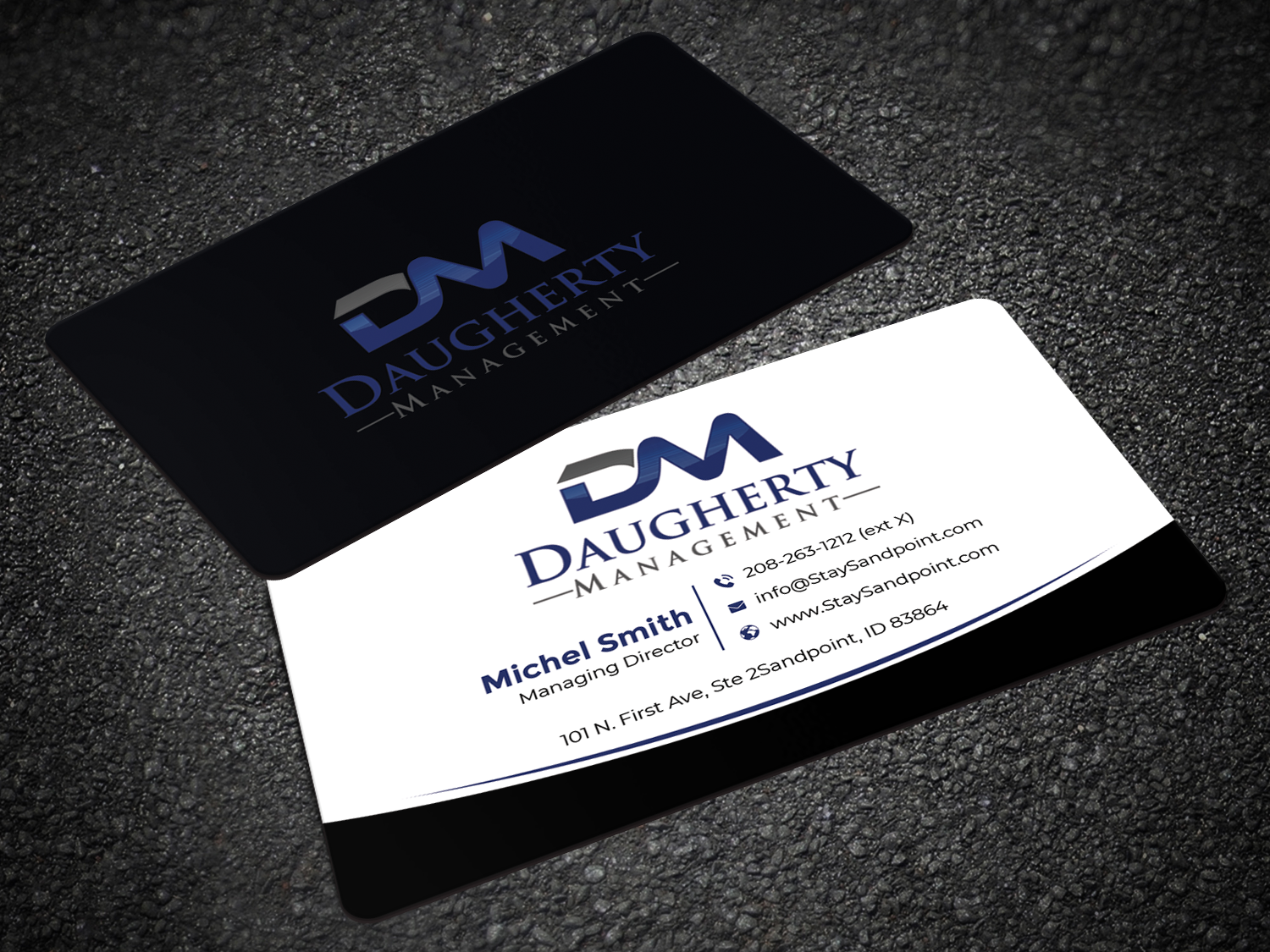 Business Card Design by Graphixpointt for Daugherty Management LLC | Design #34234213