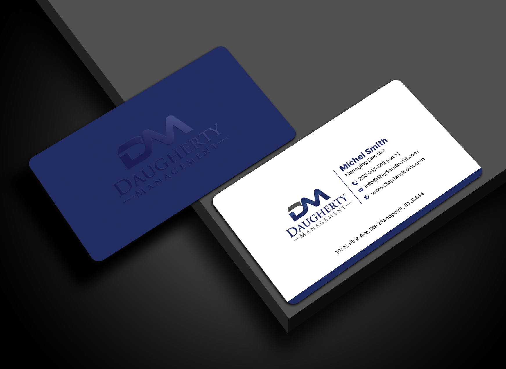 Business Card Design by Graphixpointt for Daugherty Management LLC | Design #34236392