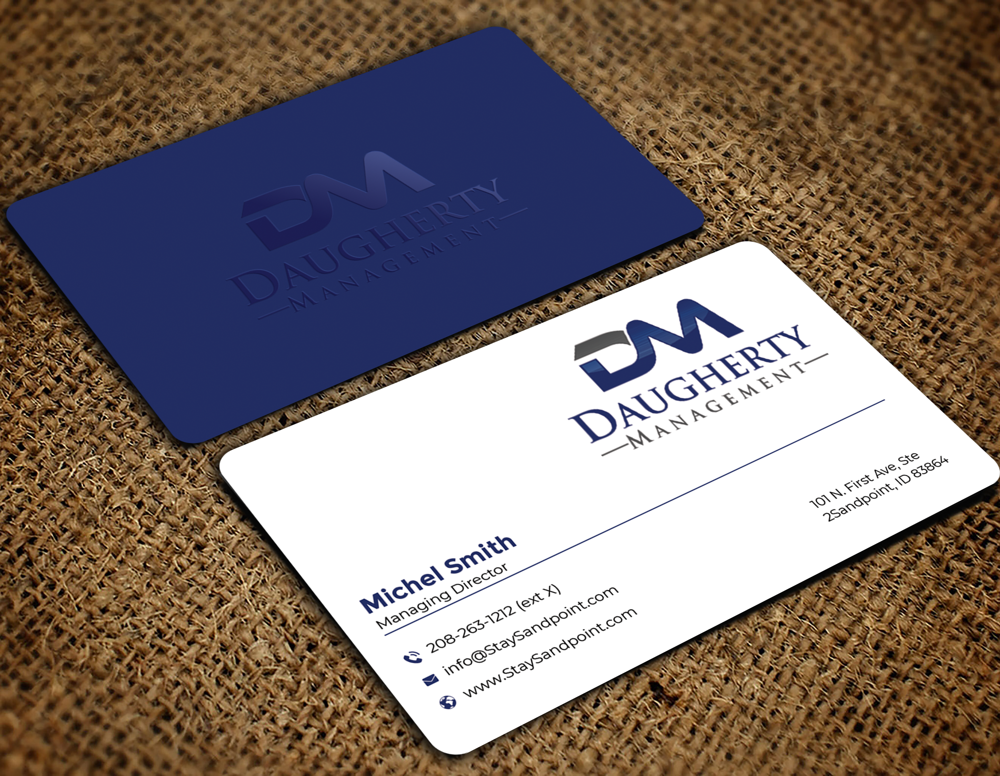 Business Card Design by Graphixpointt for Daugherty Management LLC | Design #34236436