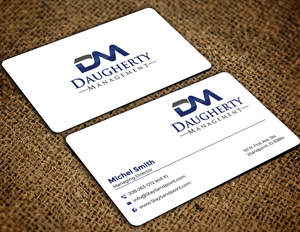 Business Card Design by Graphixpointt for Daugherty Management LLC | Design: #34236438