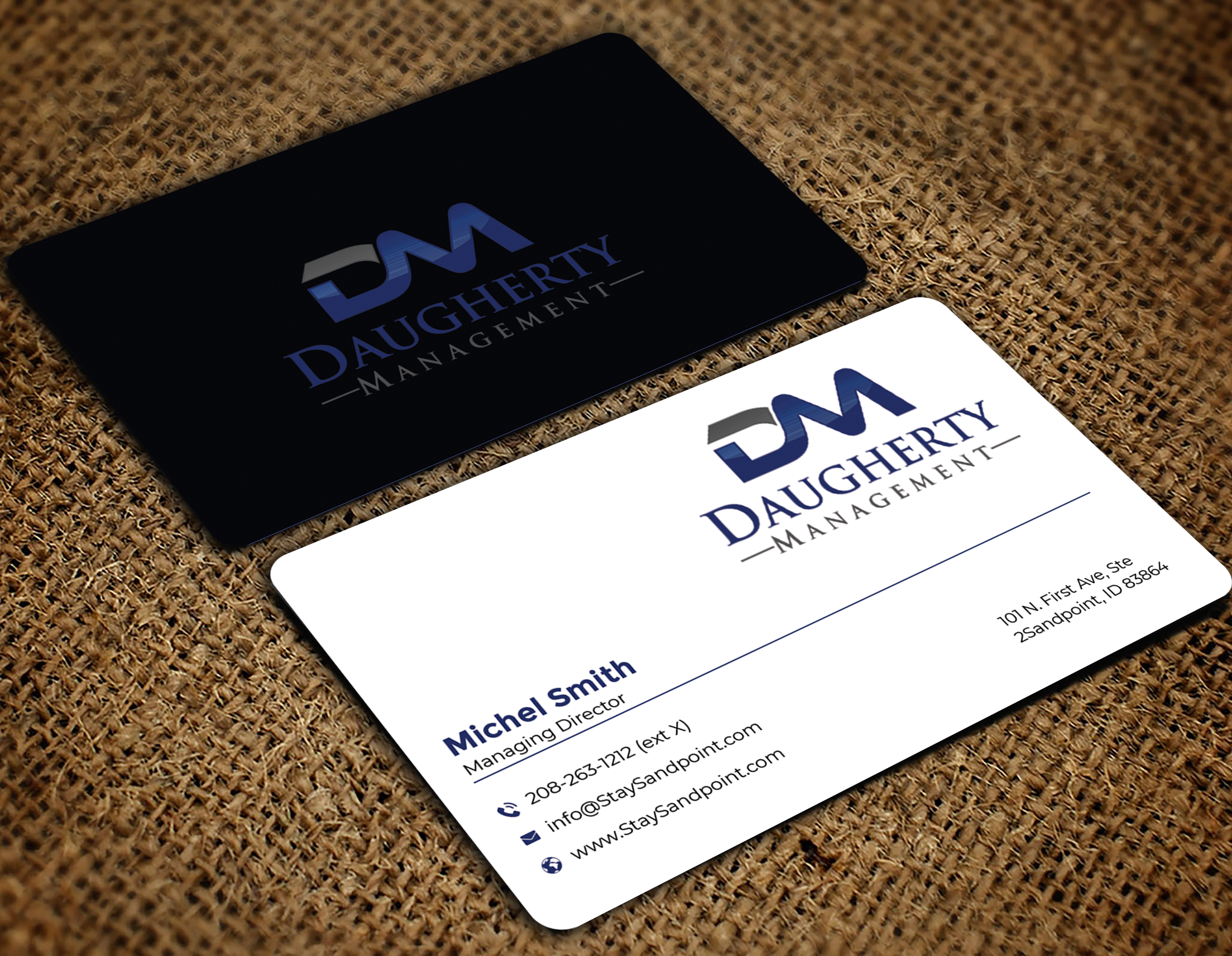 Business Card Design by Graphixpointt for Daugherty Management LLC | Design #34236439