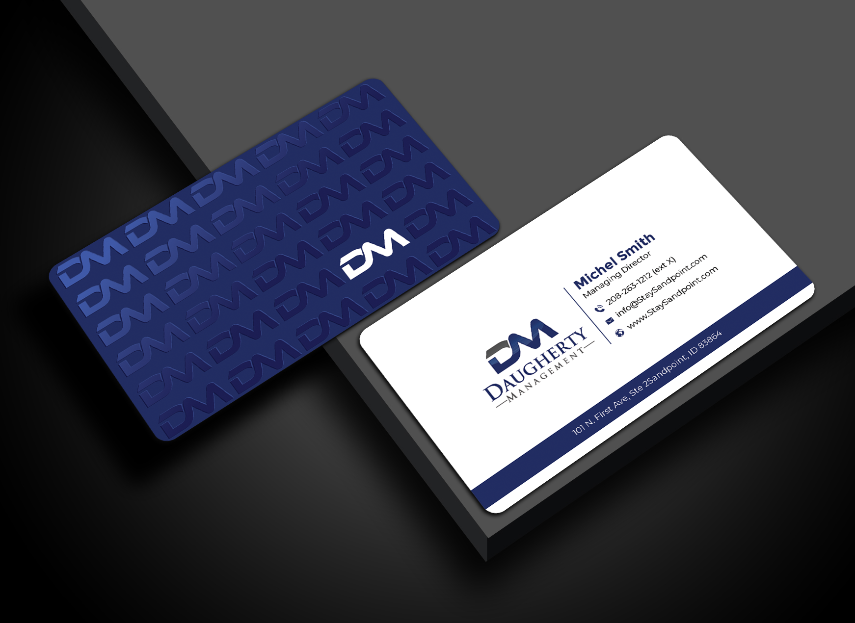 Business Card Design by Graphixpointt for Daugherty Management LLC | Design #34238258