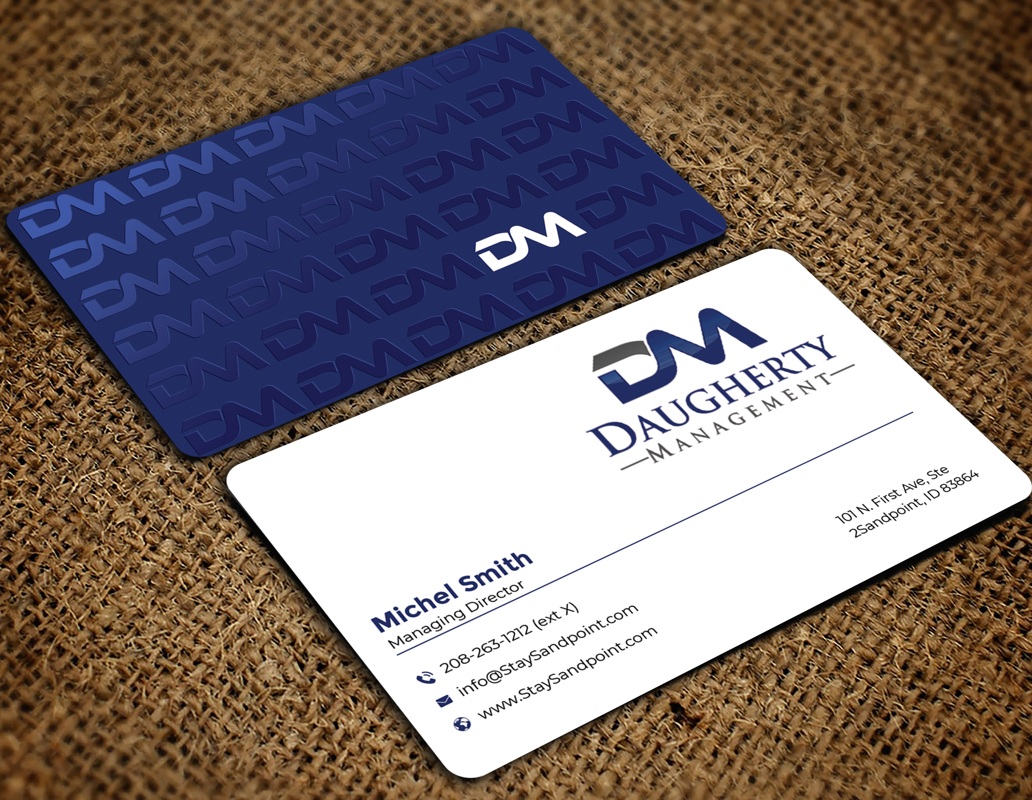 Business Card Design by Graphixpointt for Daugherty Management LLC | Design #34238306