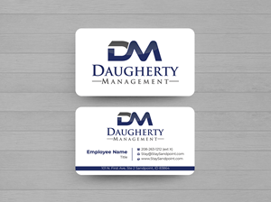 Diseño de Tarjeta de Presentación por Expert Bappy para Daugherty Management LLC | Diseño: #34240762