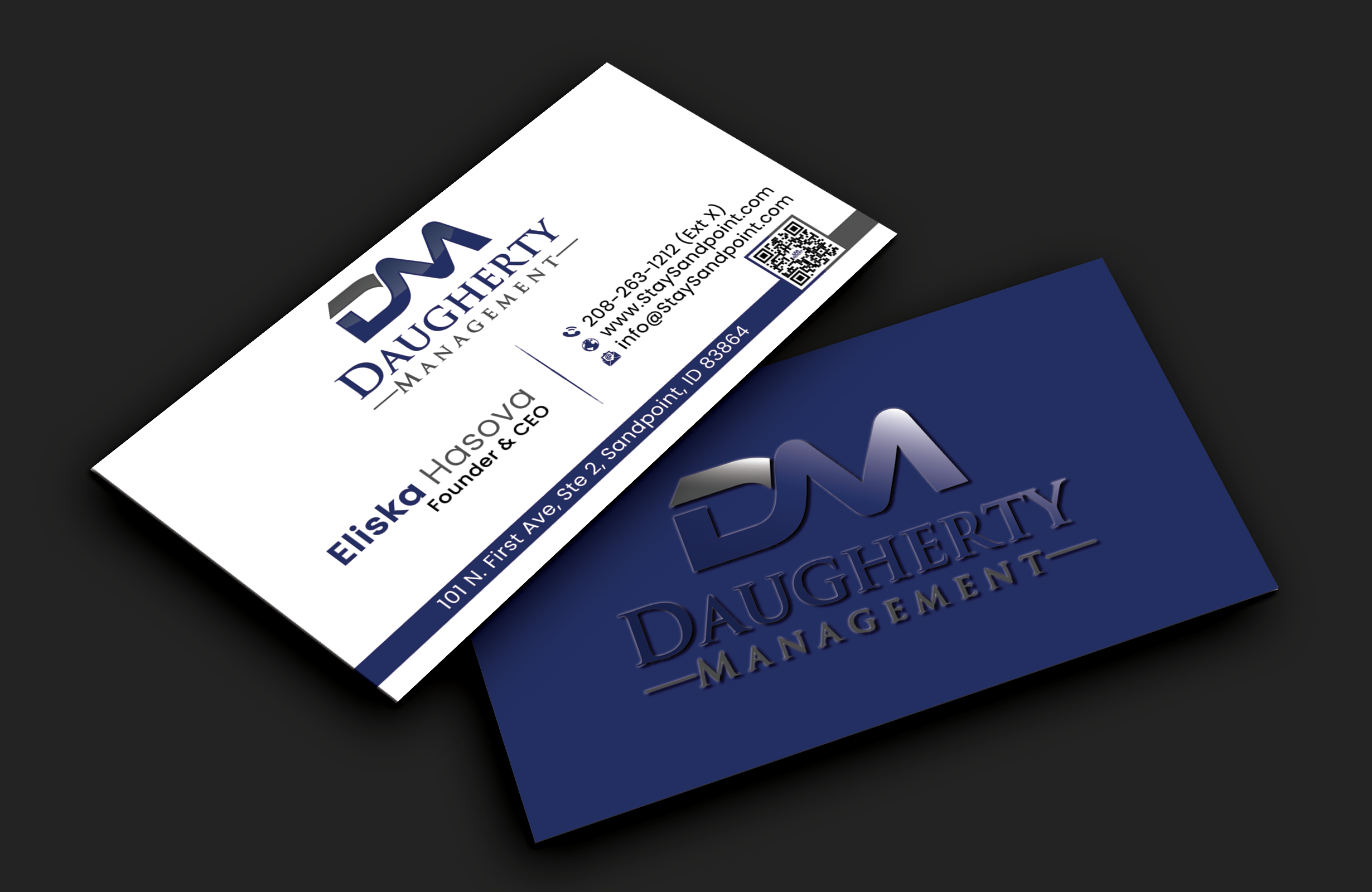 Business Card Design by DesignerShahadat for Daugherty Management LLC | Design #34234486