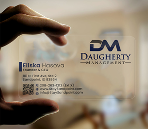 Business Card Design by DesignerShahadat for Daugherty Management LLC | Design: #34234488