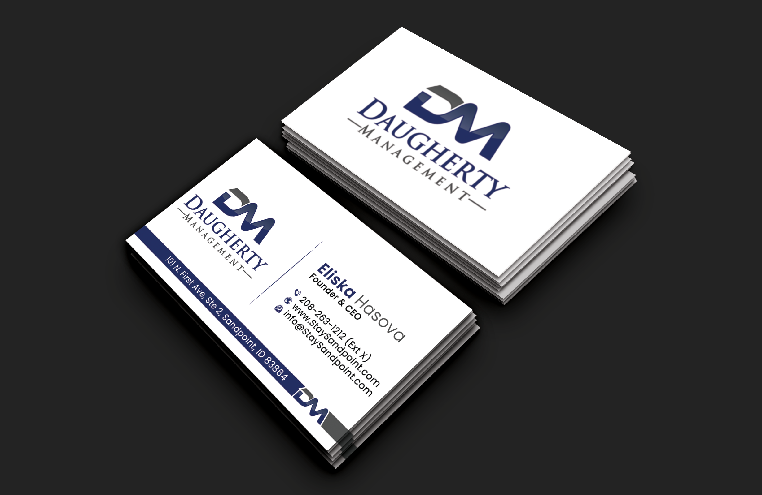 Business Card Design by DesignerShahadat for Daugherty Management LLC | Design #34234489