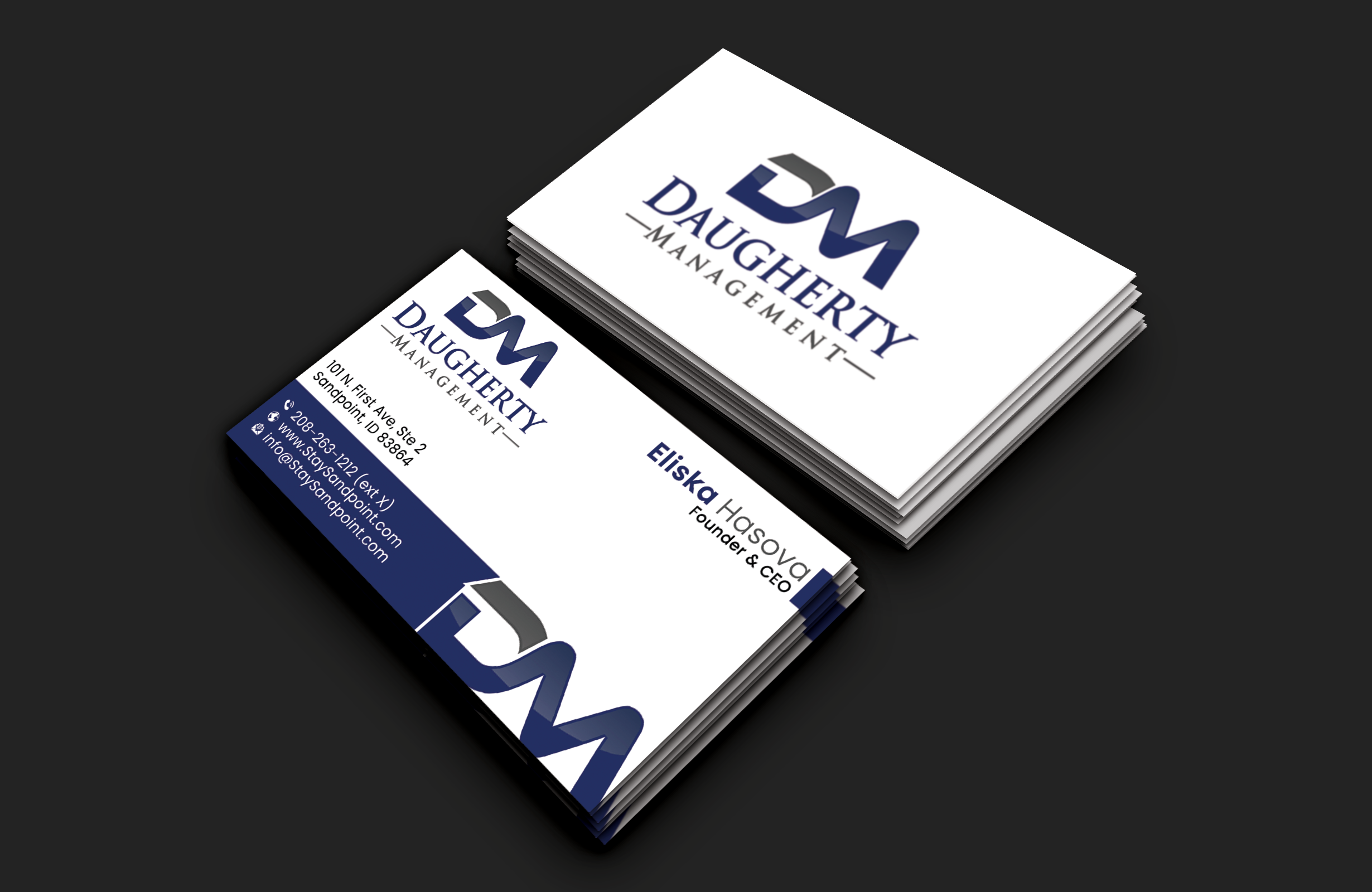 Diseño de Tarjeta de Presentación por DesignerShahadat para Daugherty Management LLC | Diseño #34234779
