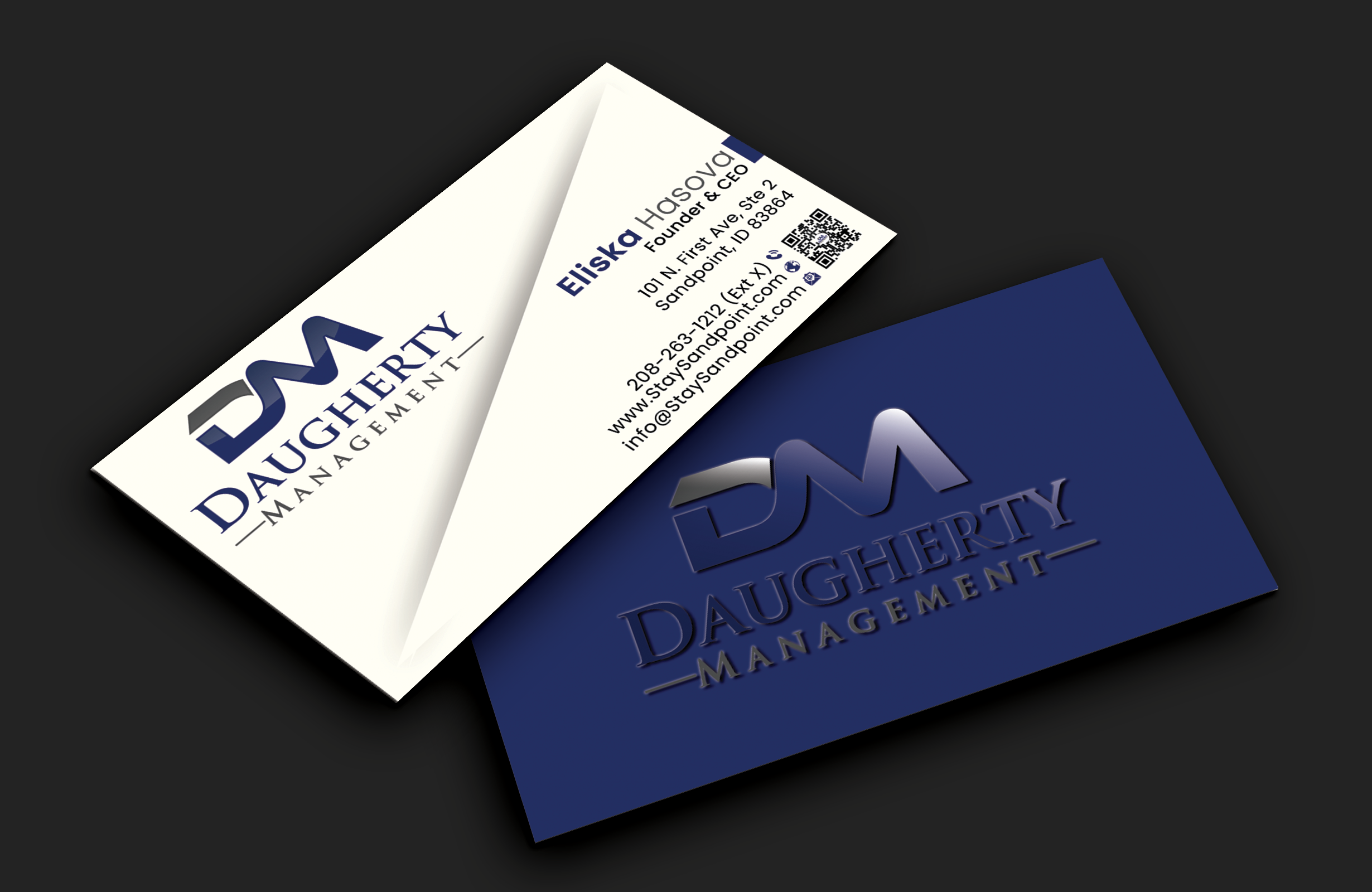 Diseño de Tarjeta de Presentación por DesignerShahadat para Daugherty Management LLC | Diseño #34234782
