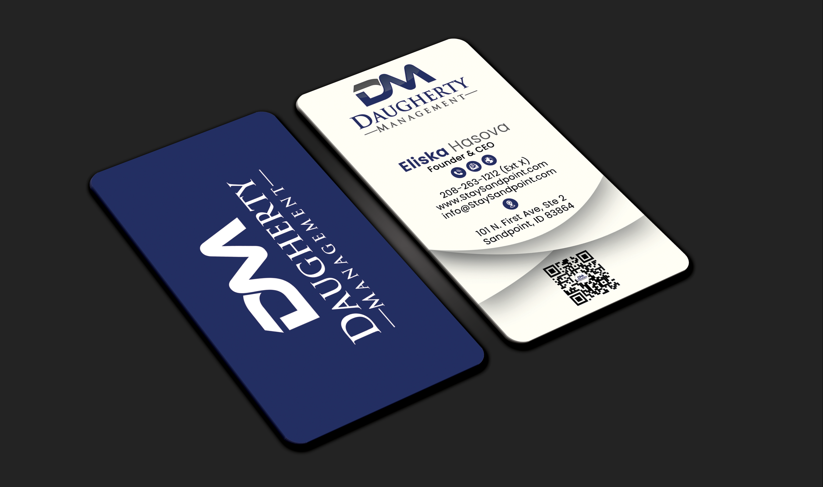 Diseño de Tarjeta de Presentación por DesignerShahadat para Daugherty Management LLC | Diseño #34234785