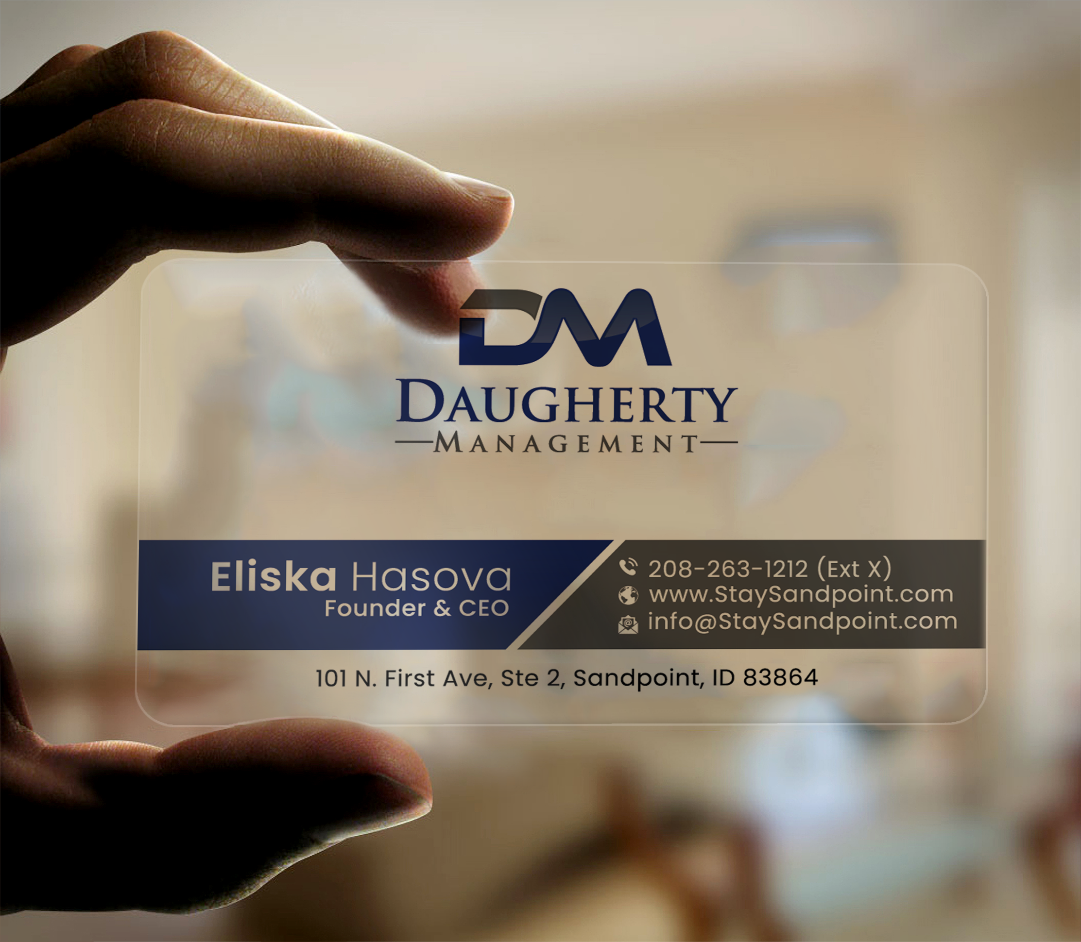 Diseño de Tarjeta de Presentación por DesignerShahadat para Daugherty Management LLC | Diseño #34234788