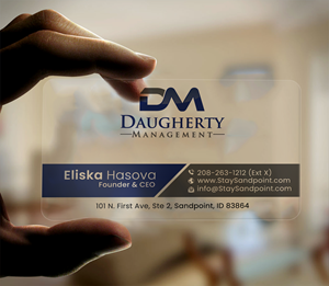 Diseño de Tarjeta de Presentación por DesignerShahadat para Daugherty Management LLC | Diseño: #34234788